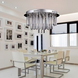 Moderne kristallen kroonluchter met 12 lampen