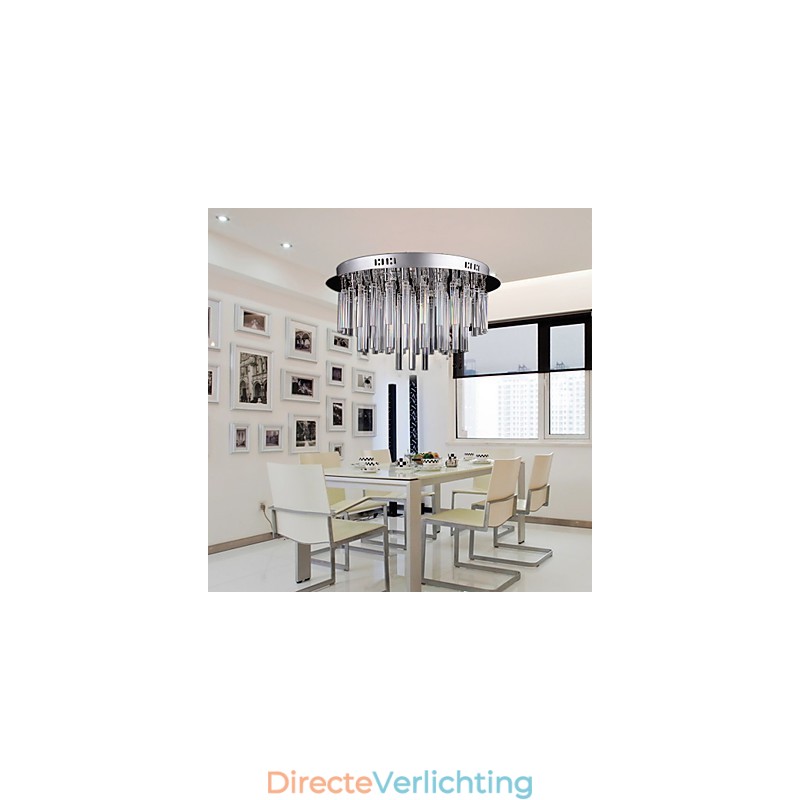 Moderne kristallen kroonluchter met 12 lampen
