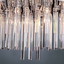 Moderne kristallen kroonluchter met 12 lampen
