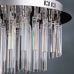 Moderne kristallen kroonluchter met 12 lampen