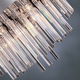 Moderne kristallen kroonluchter met 12 lampen