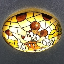 De Mediterrane Koepellamp Zoete Kinderen Mickey Mouse Koepellamp 40 Cm Diameter