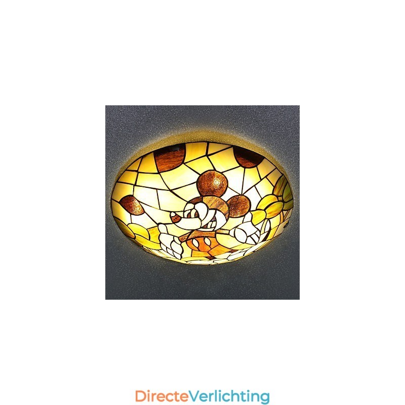 De Mediterrane Koepellamp Zoete Kinderen Mickey Mouse Koepellamp 40 Cm Diameter