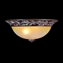 Inbouwlamp Wit Geel Glas Hars Zilver Snijwerk Europees Klassiek