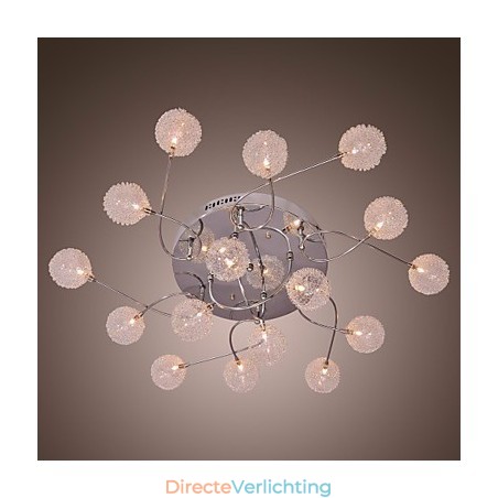 G4 ijzeren inbouwlamp met aluminium kappen G4 ijzeren inbouwlamp met aluminium kappen