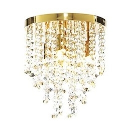Moderne kristallen semi-inbouwlamp met 4 lampen (G9-lampvoet)