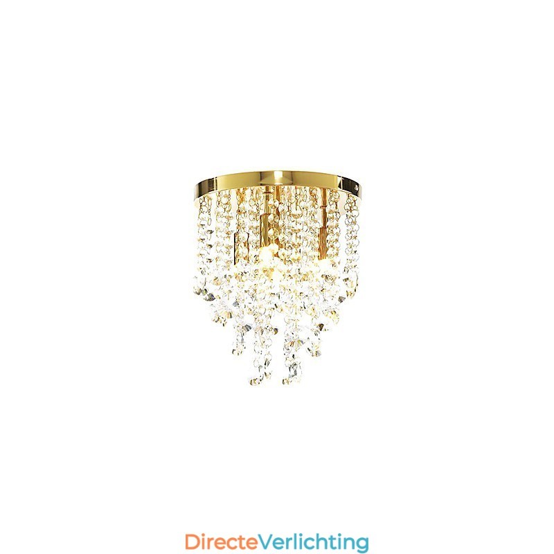 Moderne kristallen semi-inbouwlamp met 4 lampen (G9-lampvoet)