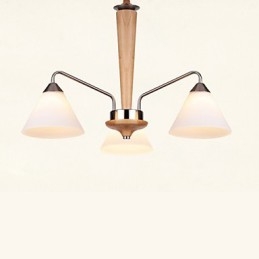 Vintage Mini Stijl Schilderij Hout Bamboe Flush Mount