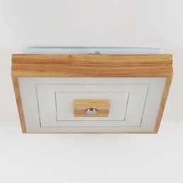 Moderne eigentijdse mini-stijl schilderij hout bamboe inbouw
