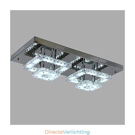 Moderne eigentijdse kristalchroom metalen inbouw Moderne eigentijdse kristalchroom metalen inbouw