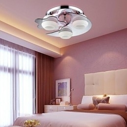 Inbouw 3 lampen moderne mode gecontracteerd wit roestvrij staal metaal