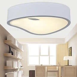 Hanglampen 1 lichts modern wit metaal en acryl