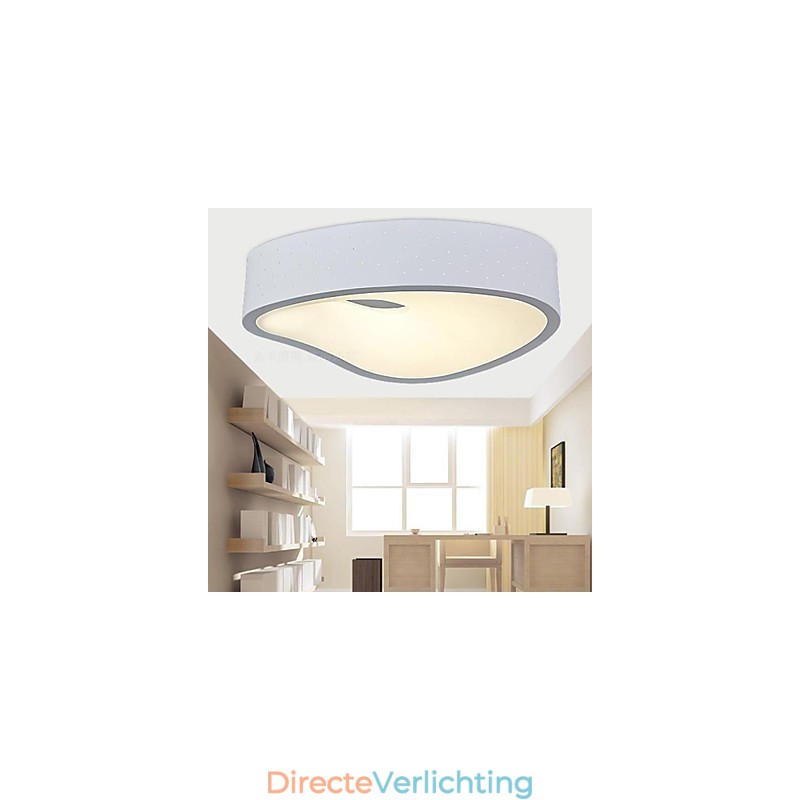 Hanglampen 1 lichts modern wit metaal en acryl