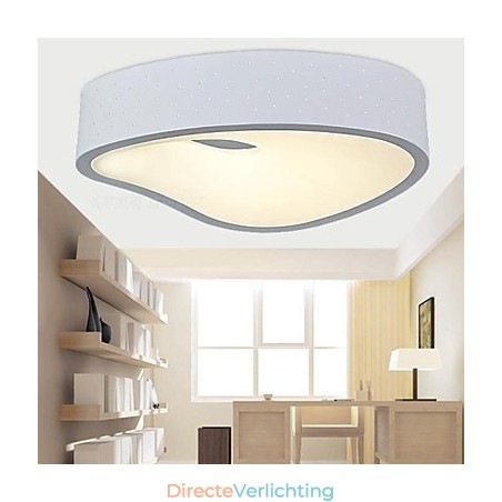Hanglampen 1 lichts modern wit metaal en acryl Hanglampen 1 lichts modern wit metaal en acryl