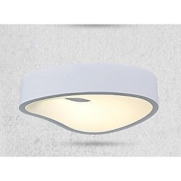 Hanglampen 1 lichts modern wit metaal en acryl