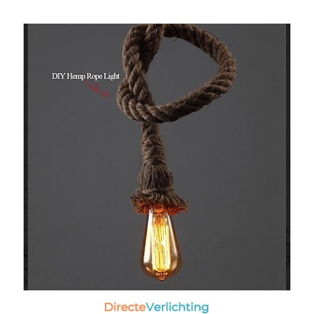 1 Licht DIY Kunst Hennep Touw Licht Creatieve Hennep Touw Hanglamp 1 Licht DIY Kunst Hennep Touw Licht Creatieve Hennep Touw Hanglamp