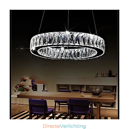 Kristallen kroonluchterverlichting Verlichting Moderne enkele ringen K9 Grote kristallen plafondlampen voor binnen Kristallen kroonluchterverlichting Verlichting Moderne enkele ringen K9 Grote kristallen plafondlampen voor binnen