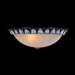 Inbouwlamp Patroon Glas Hars Zilver Snijwerk Europees Klassiek