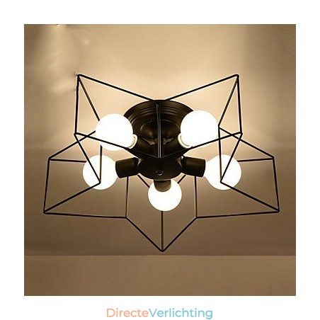 Korte Vijfpuntige Ster Verlichting Gepersonaliseerde Moderne Plafondlamp Kinderhuisvestingslampen Korte Vijfpuntige Ster Verlichting Gepersonaliseerde Moderne Plafondlamp Kinderhuisvestingslampen