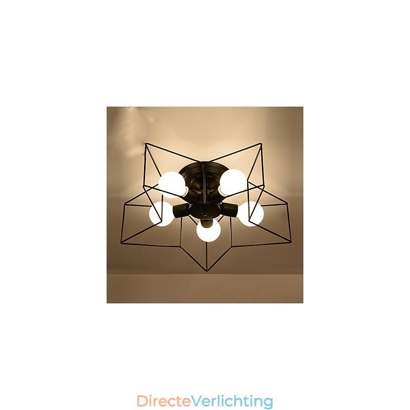 Korte Vijfpuntige Ster Verlichting Gepersonaliseerde Moderne Plafondlamp Kinderhuisvestingslampen