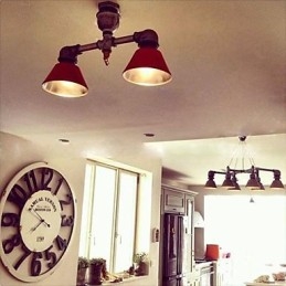 Vintage landelijke metalen spots