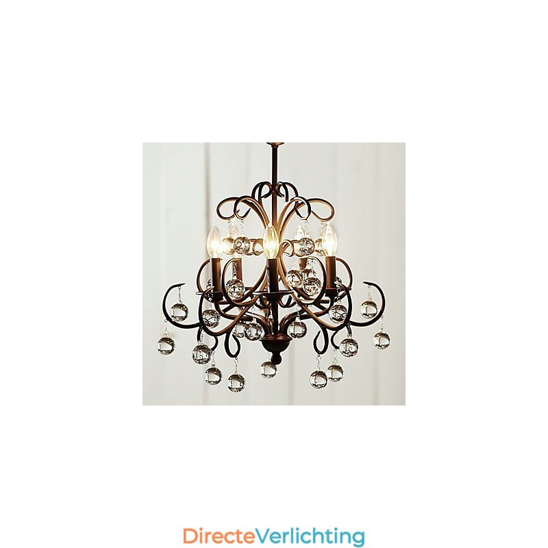 Decoratieve kroonluchter voor woninginrichting