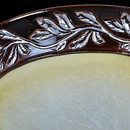 Inbouwlamp Wit Geel Glas Hars Zilver Snijwerk Europees Klassiek