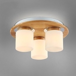 Hoge helderheid originele houten moderne plafondlampen landelijke stijl