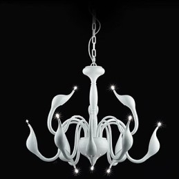 Moderne hedendaagse schilderij metalen kroonluchter hanglamp