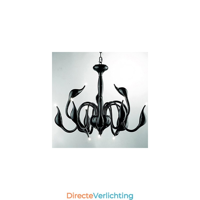 Moderne hedendaagse schilderij metalen kroonluchter hanglamp