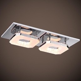 16W Acryl Inbouw 2-lichts Moderne Acryl Galvaniseren Roestvrij Staal