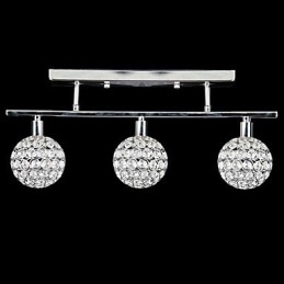 Moderne eigentijdse kristalchroom metalen inbouw