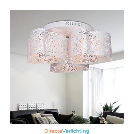 Smeedijzeren ronde lamp Warme wind 3 absorberende koepellamp Smeedijzeren ronde lamp Warme wind 3 absorberende koepellamp
