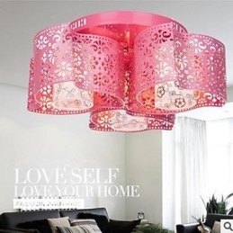 Smeedijzeren ronde lamp Warme wind 3 absorberende koepellamp