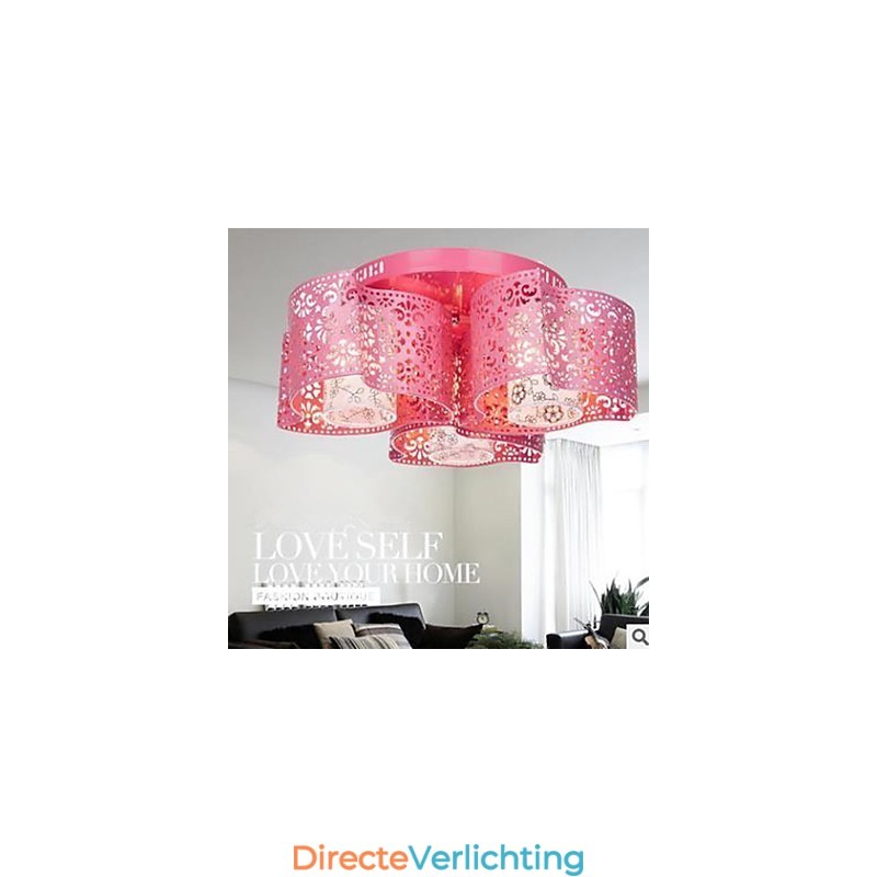 Smeedijzeren ronde lamp Warme wind 3 absorberende koepellamp