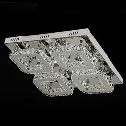 Moderne eigentijdse kristalchroom metalen inbouw