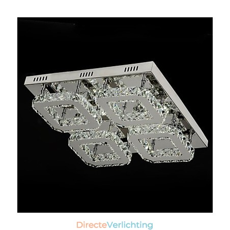 Moderne eigentijdse kristalchroom metalen inbouw Moderne eigentijdse kristalchroom metalen inbouw