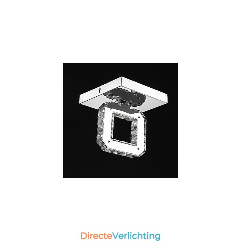 Moderne eigentijdse kristallen metalen inbouwkast