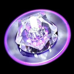 Moderne eigentijdse kristalchroom kristal inbouw