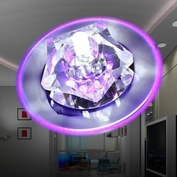 Moderne eigentijdse kristalchroom kristal inbouw
