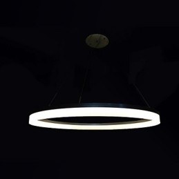 Ronde hanglamp Moderne acryllampen Verlichting Luxe enkele ring Plafondlampen Armaturen