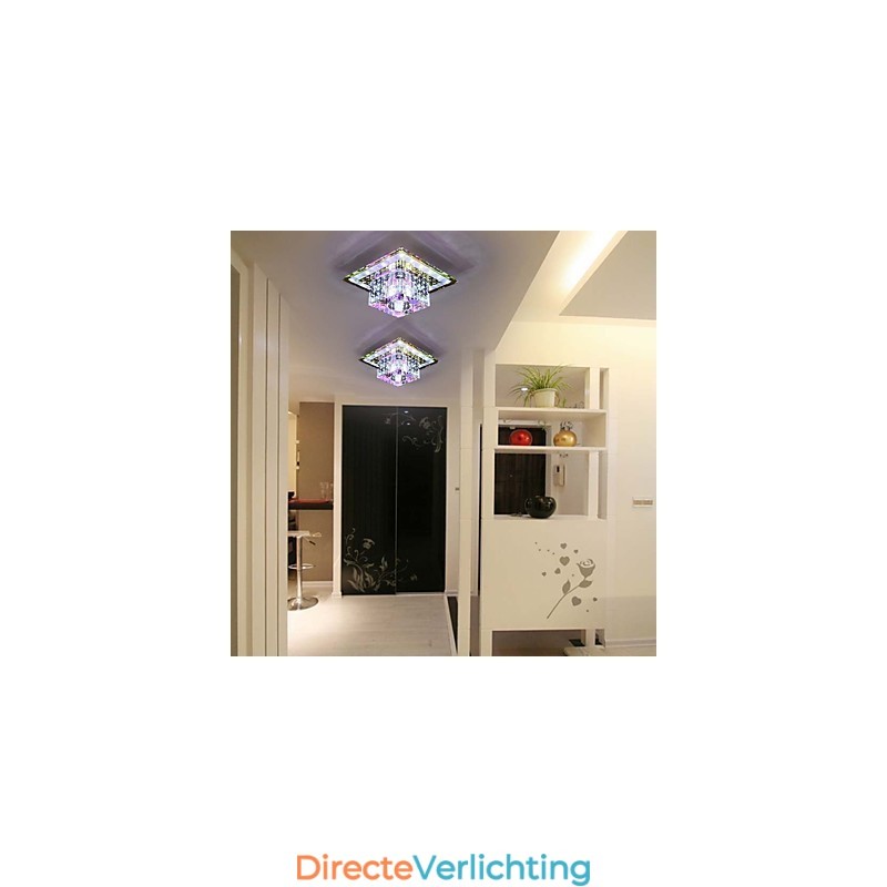 Kristallen plafondlamp Spotlight SMD 3W Creatieve lamp Buislamp Kleurrijke kleur Koepellamp