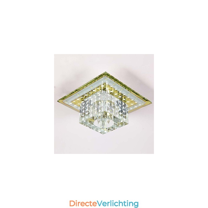 Kristallen plafondlamp Spotlight SMD 3W Creatieve lamp Buislamp Kleurrijke kleur Koepellamp