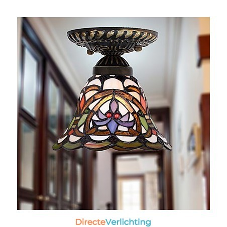 Europese landelijke creatieve kunst glas-in-lood absorberende koepellamp licht Europese landelijke creatieve kunst glas-in-lood absorberende koepellamp licht