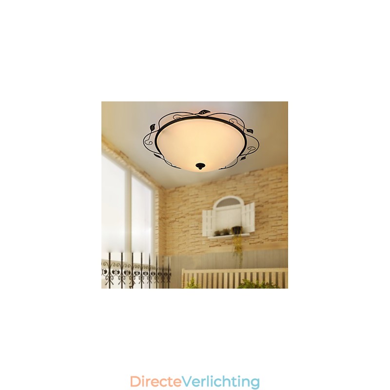 32CM Europa Type Stijl Landelijk Klassiek Absorb Koepel Licht Lamp