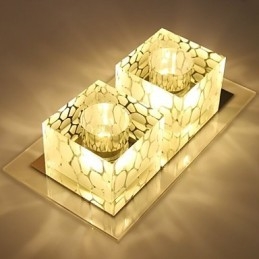 27*15*5CM Kristallen Plafondlamp Spotlight SMD 6W Creatieve Lamp Buislicht Kleurrijke Kleur Koepellicht