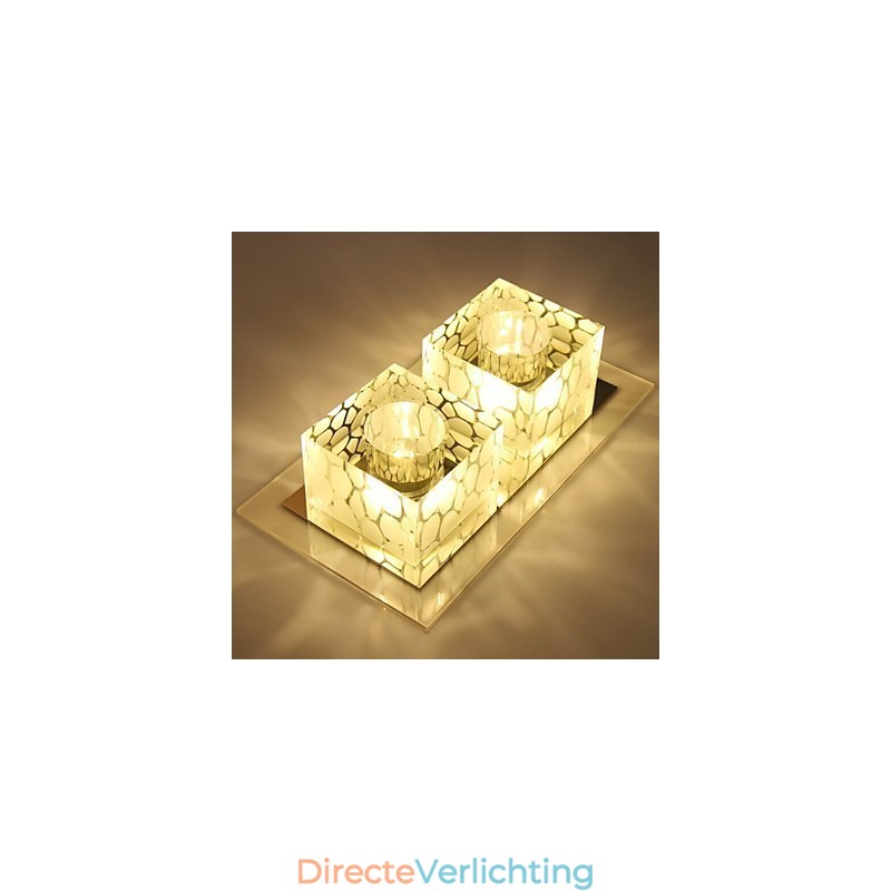 27*15*5CM Kristallen Plafondlamp Spotlight SMD 6W Creatieve Lamp Buislicht Kleurrijke Kleur Koepellicht