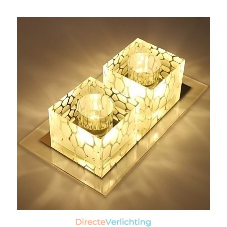 27*15*5CM Kristallen Plafondlamp Spotlight SMD 6W Creatieve Lamp Buislicht Kleurrijke Kleur Koepellicht 27*15*5CM Kristallen Plafondlamp Spotlight SMD 6W Creatieve Lamp Buislicht Kleurrijke Kleur Koepellicht