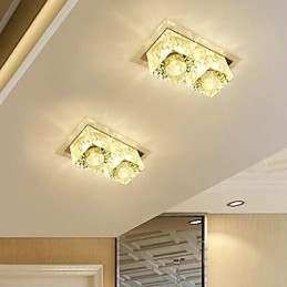 27*15*5CM Kristallen Plafondlamp Spotlight SMD 6W Creatieve Lamp Buislicht Kleurrijke Kleur Koepellicht