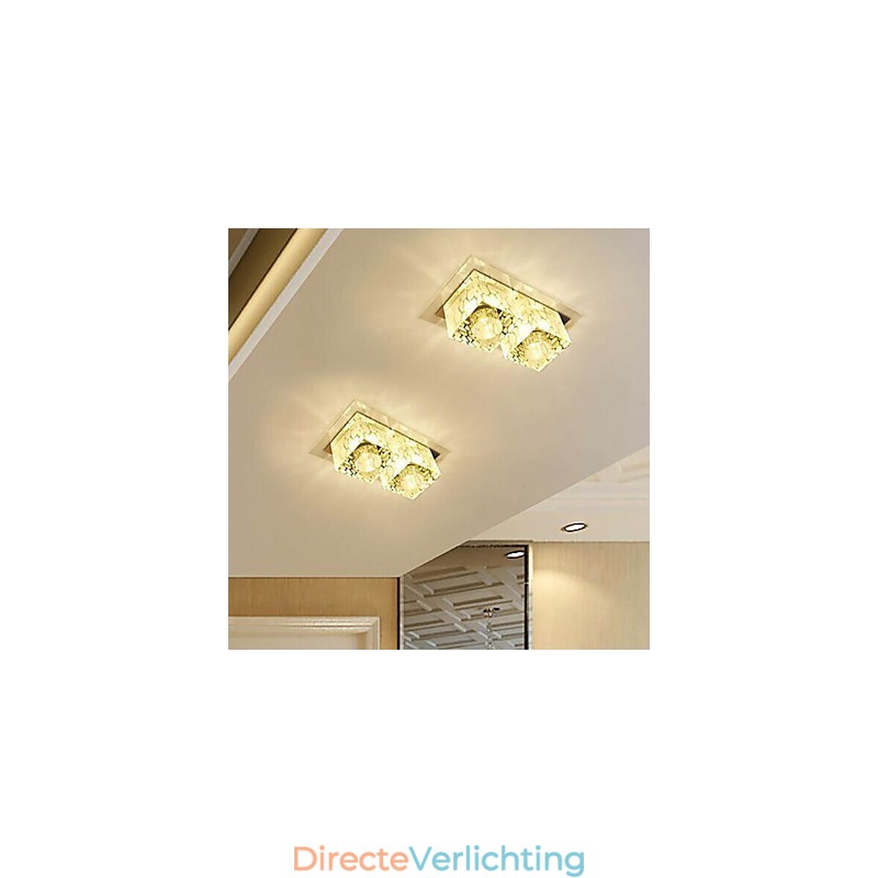 27*15*5CM Kristallen Plafondlamp Spotlight SMD 6W Creatieve Lamp Buislicht Kleurrijke Kleur Koepellicht